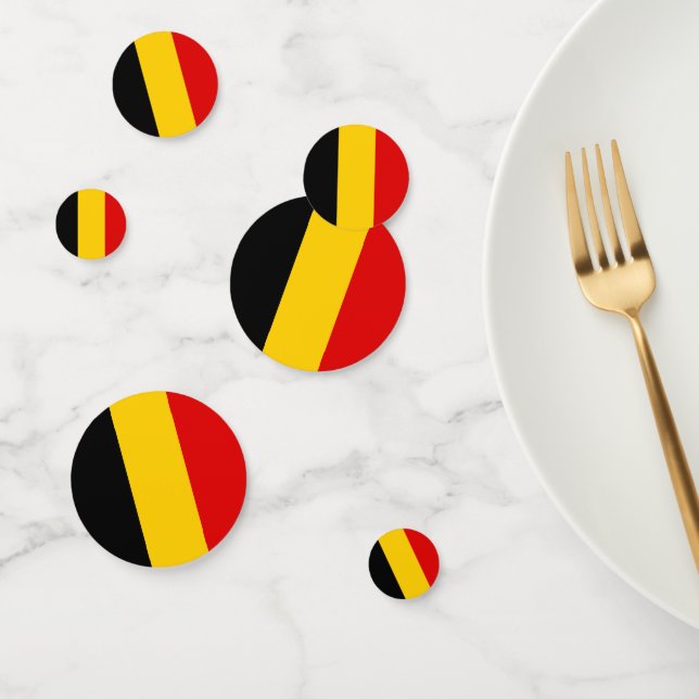 Confettis Drapeau de Belgique (Groupe)