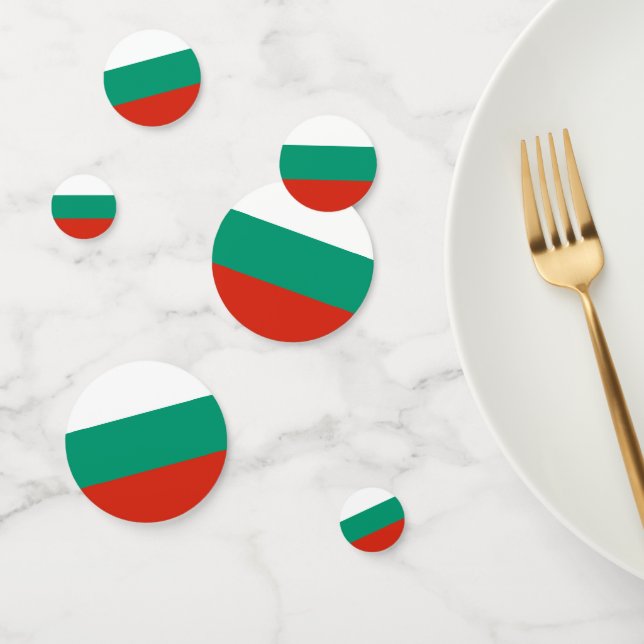 Confettis Drapeau de Bulgarie (Groupe)