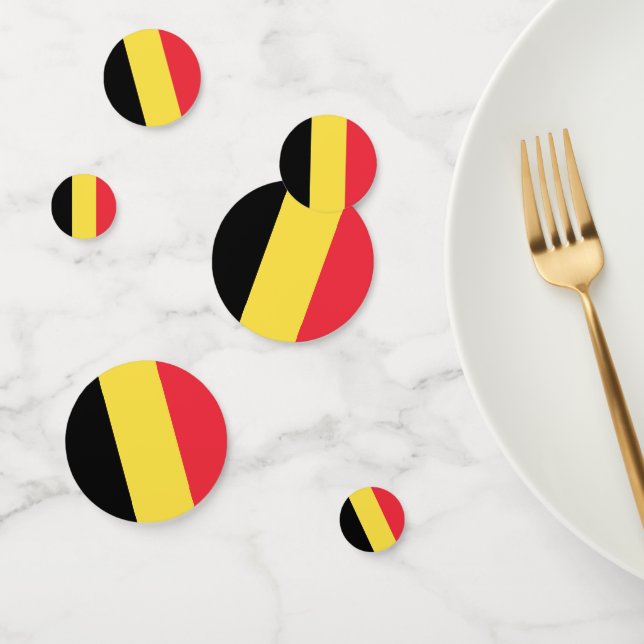 Confettis Drapeau de la Belgique (Groupe)