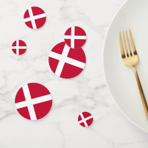 Confettis Drapeau du Danemark