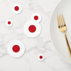 Confettis Drapeau du Japon