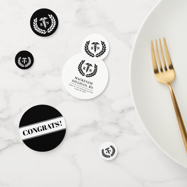 Confettis École de soins infirmiers de la RN personnalisée É (Groupe)