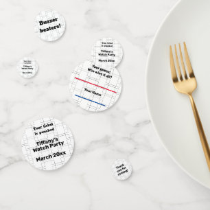 Confettis Élimination du support Tournoi Sports Watch Party