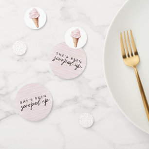 Confettis Elle a été ramassée Fête de mariage aux fraises