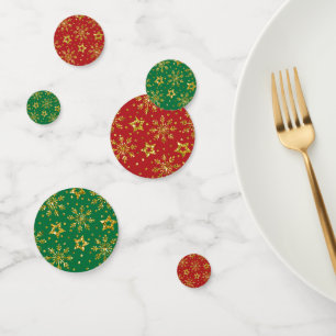 Confettis Etoiles de Parties scintillant d'or et flocons de