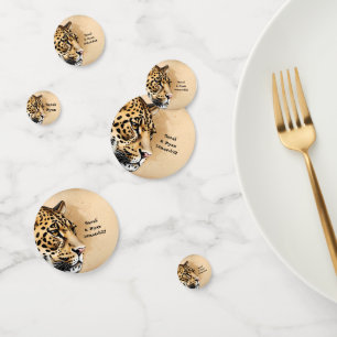 Confettis Faire-part de mariage sauvage inspiré par la natur