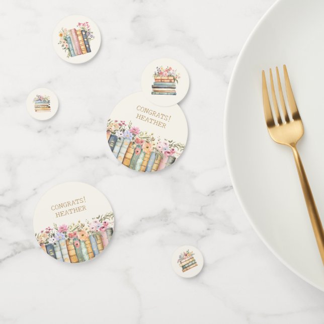 Confettis Félicitations pour livres (Groupe)