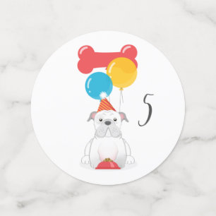 Confettis Fête d'anniversaire de Bulldog