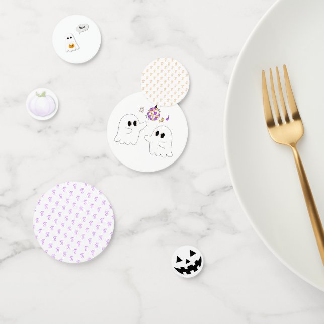 Confettis Fête d'anniversaire d'Halloween | Conception Citro (Groupe)