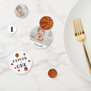 Confettis Fête d'anniversaire du premier anniversaire du bas