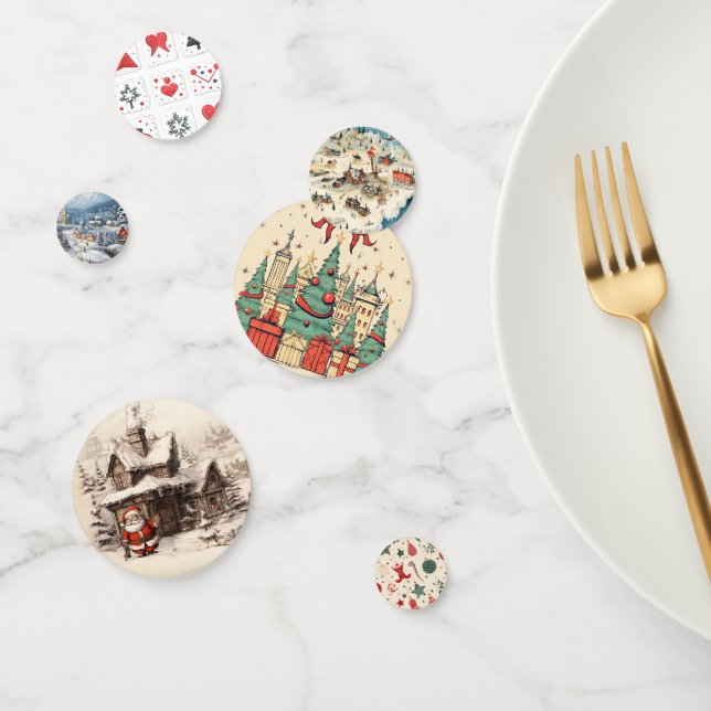 Confettis fête de Noël (Groupe)