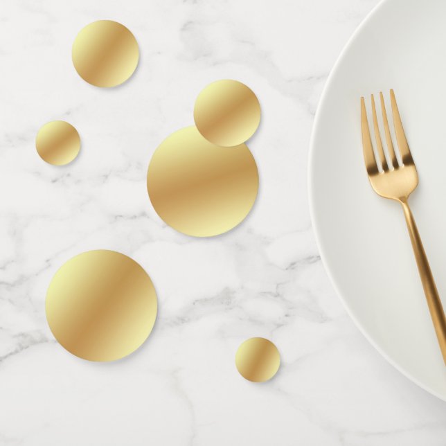 Confettis Feuille d'or (Groupe)