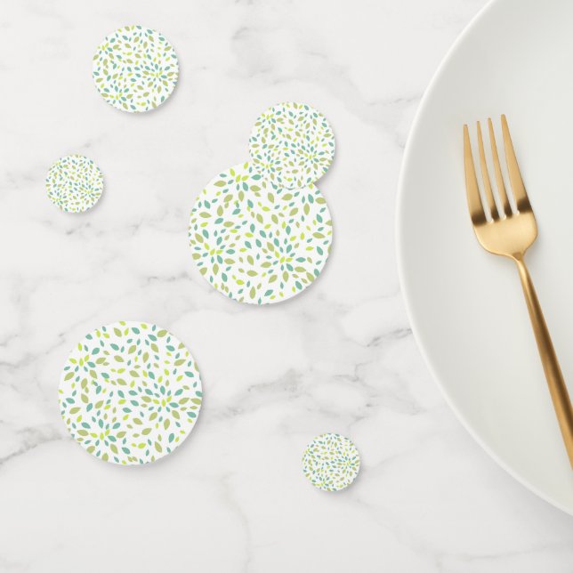 Confettis Feuille (vert) (Groupe)