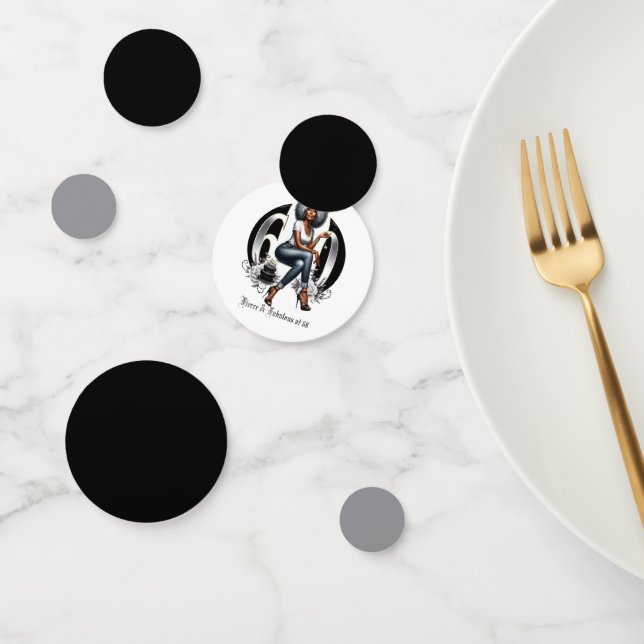 Confettis Fierce & Fabulous à 60 (Groupe)