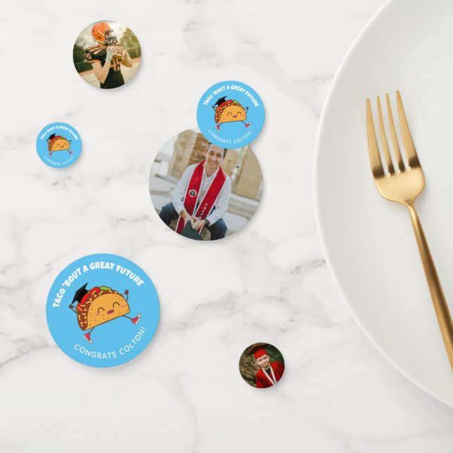 Confettis Fiesta Graduation Party Taco Bout un grand avenir (Groupe)