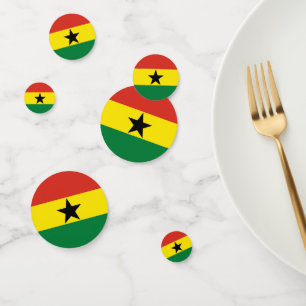 Confettis Flag du Ghana
