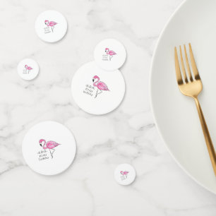 Confettis Flamant rose rose Oh Flock C'est mon Anniversaire