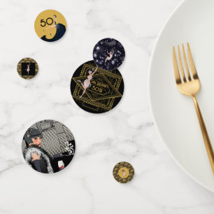 Confettis Flapper des années 20 Années 20 Grande Gatsby 1920