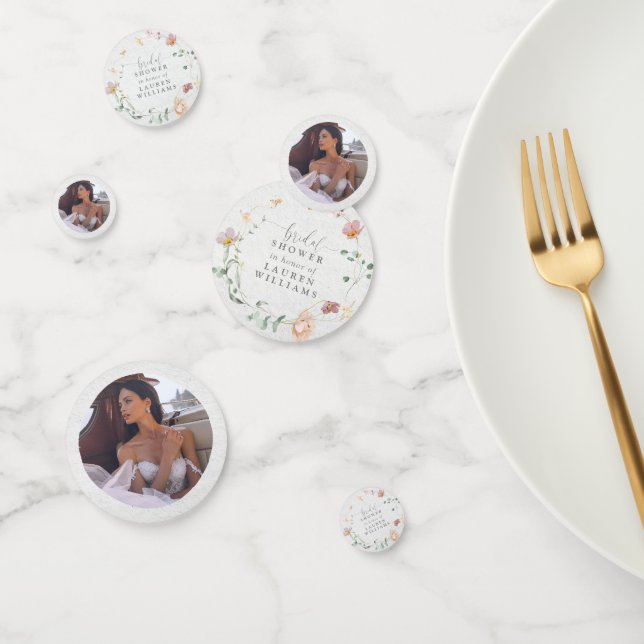 Confettis Fleurs de Jardin Roses Vides Fête des mariées de c (Groupe)