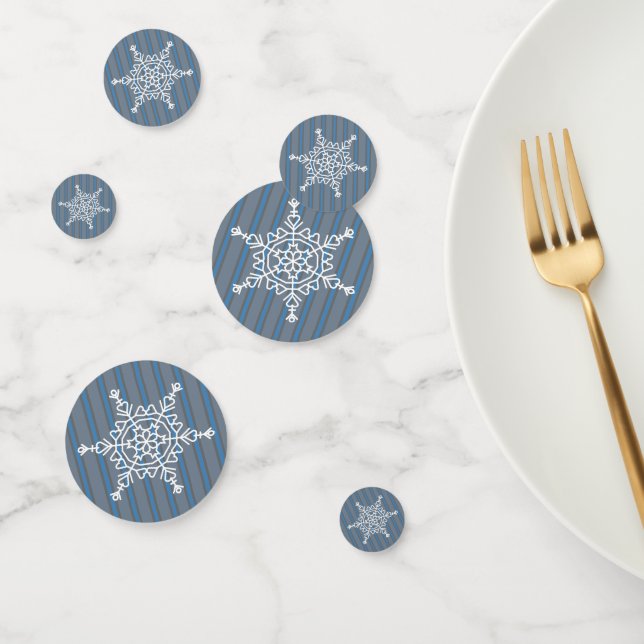 Confettis Flocon de neige amusant et fantaisie (Groupe)