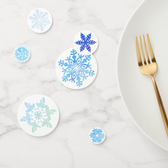 Confettis flocons de neige (Groupe)