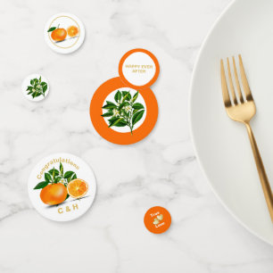 Confettis Florida Oranges & Blossom Personnalisé