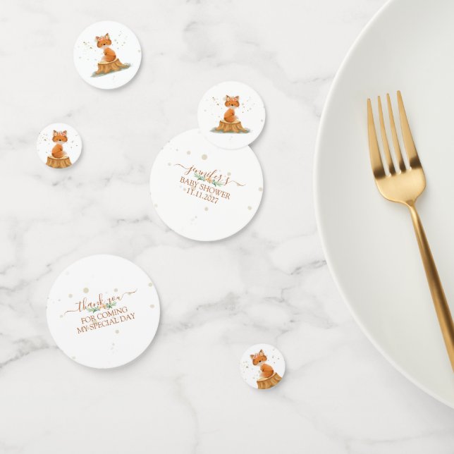 Confettis Flower Crown Fox Party (Groupe)