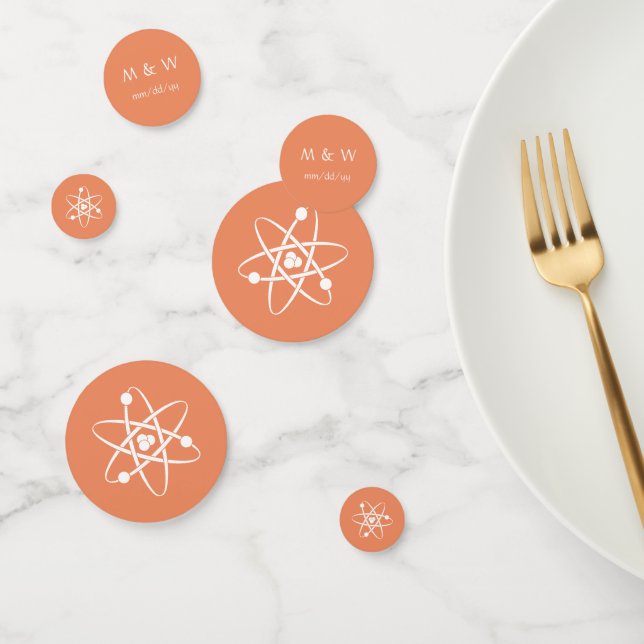 Confettis Forces attractives dans la table de corail Confett (Groupe)