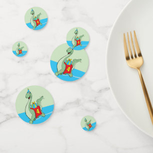 Confettis Garçon, 4e anniversaire Dinosaur