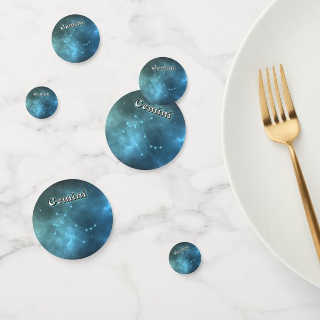 Confettis Gemini constellation (Groupe)