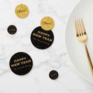 Confettis Gold Chevron Parties scintillant 3D Lettres Bonne