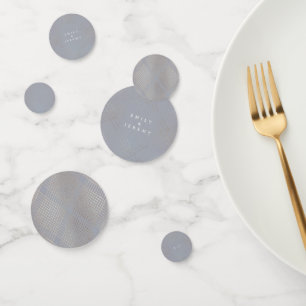 Confettis Gold Grey Elegance Diamond Geo Deco Mariage
