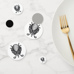 Confettis Golf Golf Club Cadeaux Golfeur Tee Ball Pen-and-In