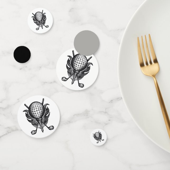 Confettis Golf Golf Club Cadeaux Golfeur Tee Ball Pen-and-In (Groupe)