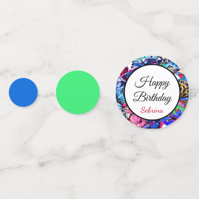 Confettis Graffiti (Derrière)