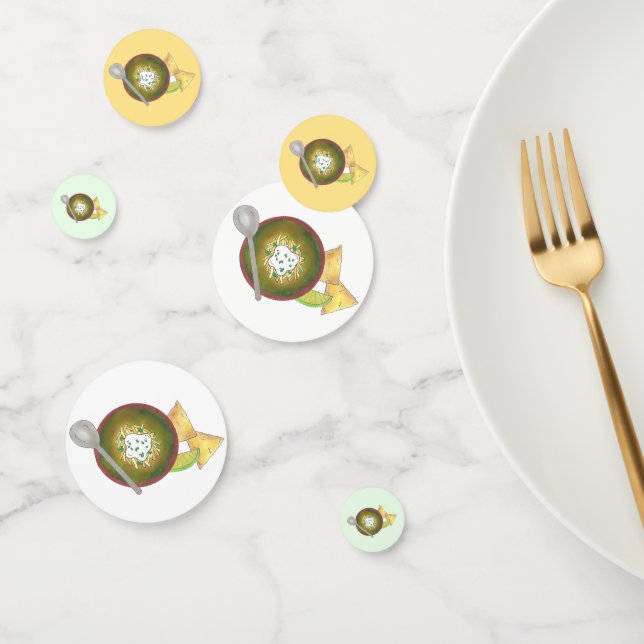 Confettis Green Chili Verde Chili Cookoff Food Cook (Groupe)