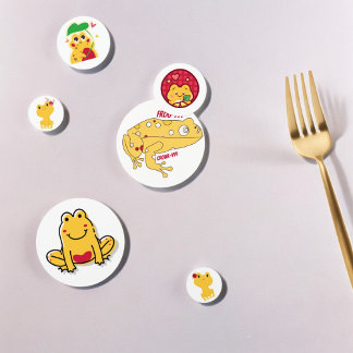 Confettis Grenouille jaune