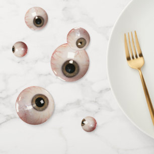 Confettis Halloween déplaisant Veiny Bloodshot Eyeballs