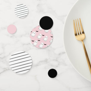 Confettis Hey Boo Pastel Pink Halloween Table d'anniversaire