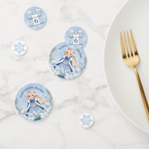 Confettis Hiver Fairytale Princess   Coiffure blonde