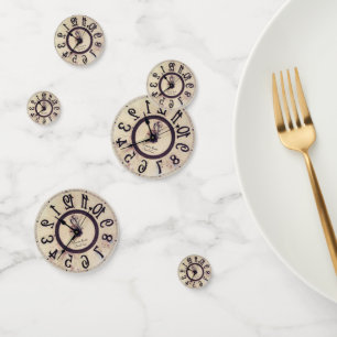 Confettis Horloge curieuse 1