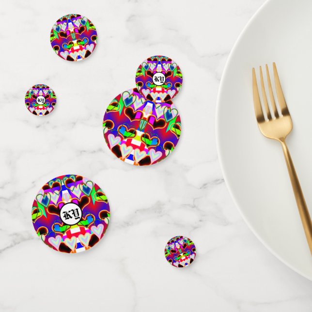 Confettis Illusion des coeurs par Kenneth Yoncich (Groupe)