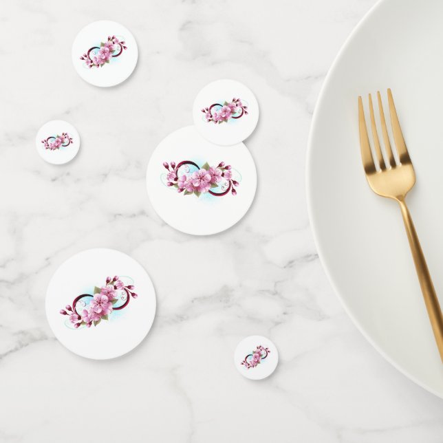 Confettis Infinité avec les fleurs Sakura (Groupe)