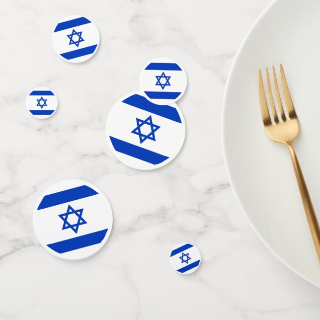 Confettis Israel flag  (Groupe)