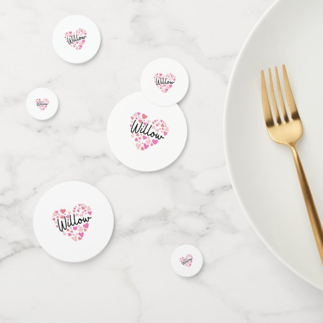 Confettis J'aime Willow (Groupe)