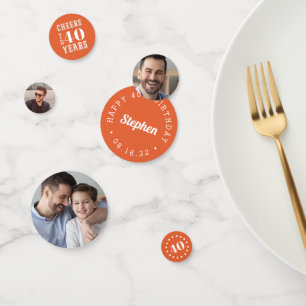 Confettis Jalon Anniversaire Multiphoto