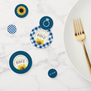 Confettis Je fais Fête des mariées Fiançailles BBQ