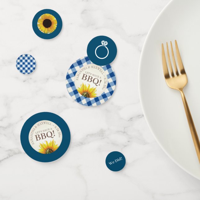 Confettis Je fais Fête des mariées Fiançailles BBQ (Groupe)