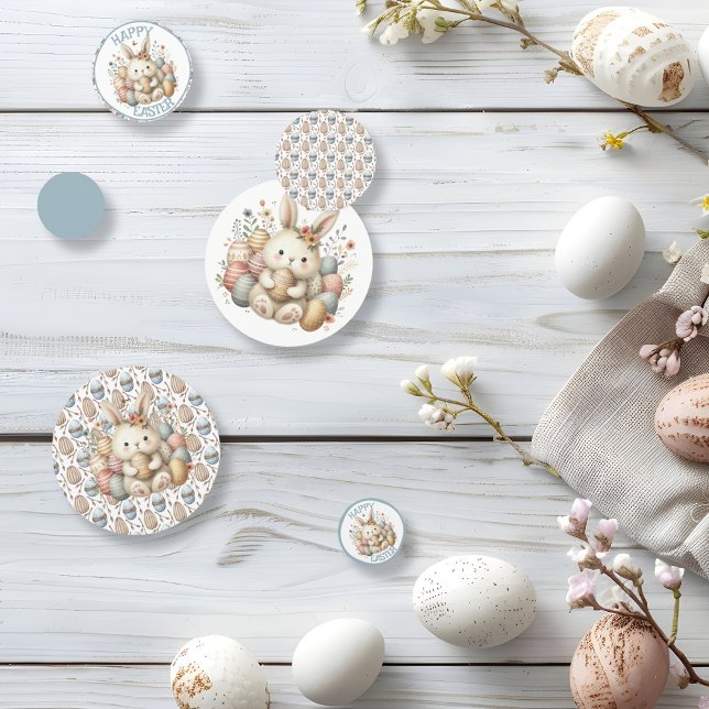 Confettis Jolie aquarelle Bunny Pâques personnalisable (Cute watercolor Bunny Easter customizable Confetti)