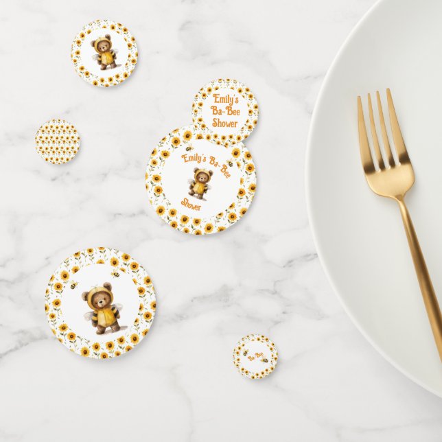 Confettis Jolie Bee Bear Ba-Bee Douche au miel (Groupe)